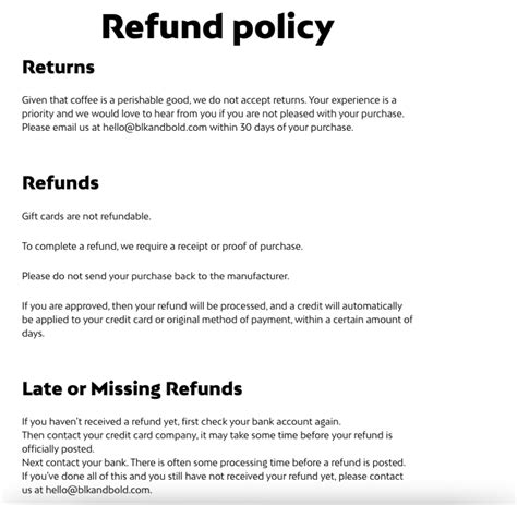 Return & Refund Policy 